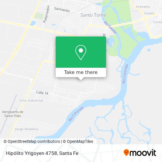 Hipólito Yrigoyen 4758 map