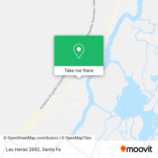 Mapa de Las Heras 2682