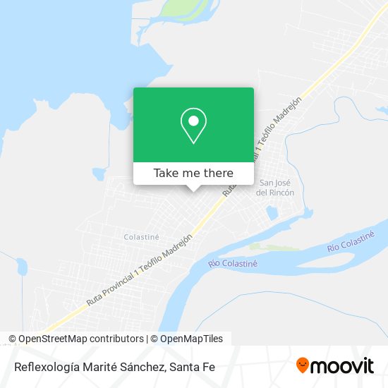 Reflexología Marité Sánchez map
