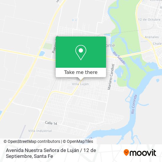 Avenida Nuestra Señora de Luján / 12 de Septiembre map