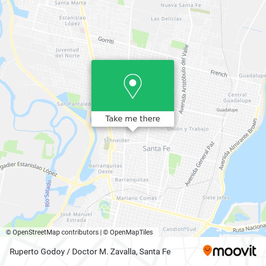 Mapa de Ruperto Godoy / Doctor M. Zavalla