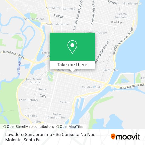 Lavadero San Jeronimo - Su Consulta No Nos Molesta map