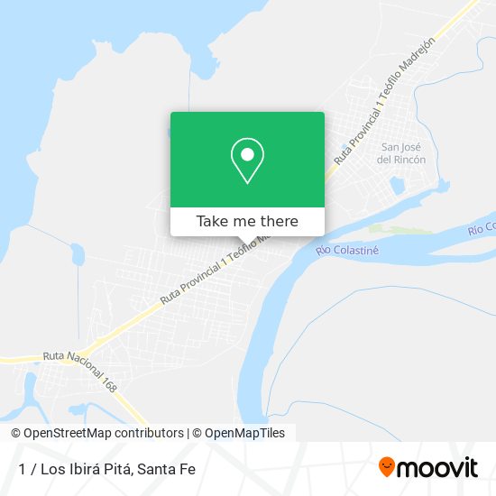 Mapa de 1 / Los Ibirá Pitá