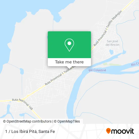 1 / Los Ibirá Pitá map