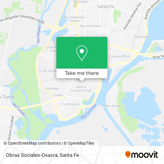 Mapa de Obras Sociales-Osacra