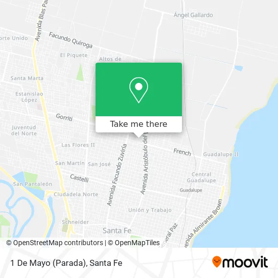 1 De Mayo (Parada) map