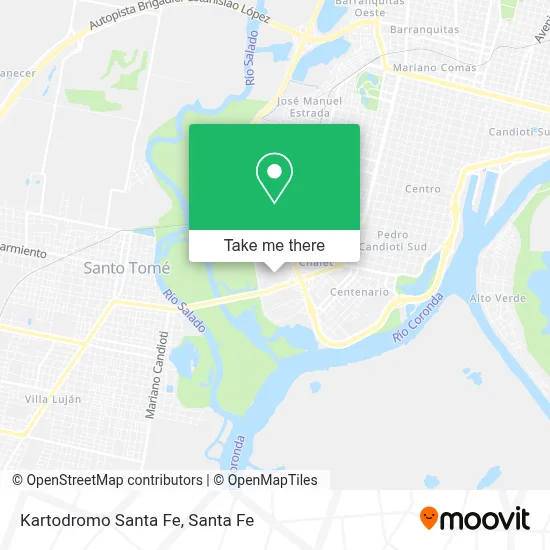 Kartodromo Santa Fe map