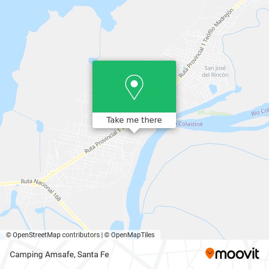 Camping Amsafe map