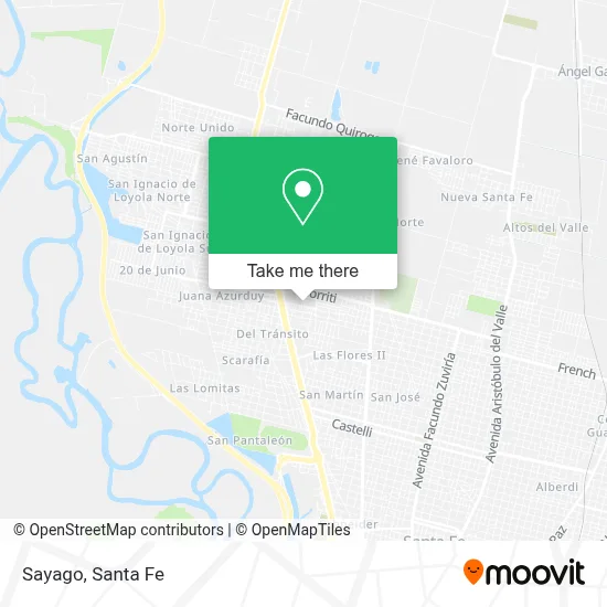 Sayago map