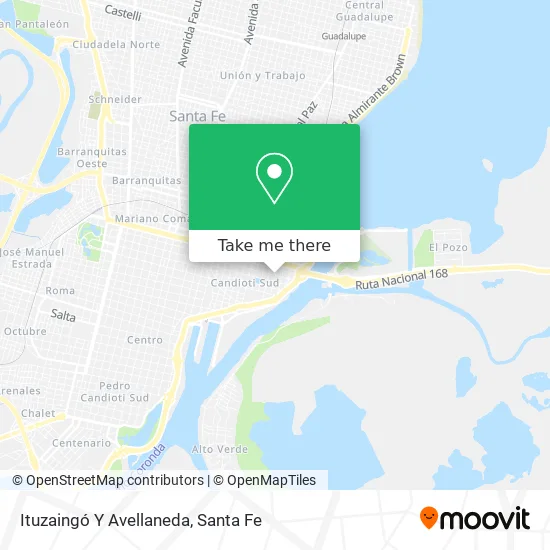 Ituzaingó Y Avellaneda map