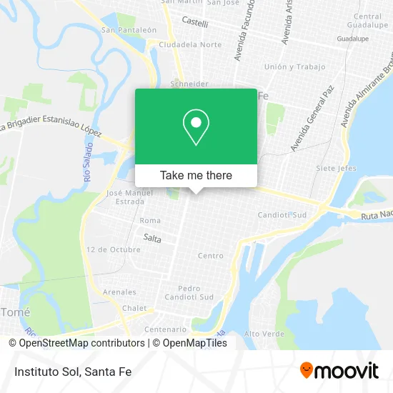 Instituto Sol map