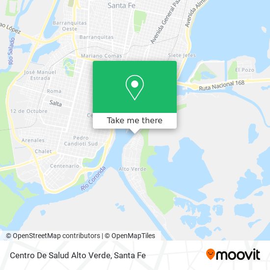 Mapa de Centro De Salud Alto Verde