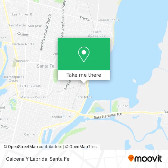 Mapa de Calcena Y Laprida