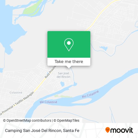 Mapa de Camping San José Del Rincon