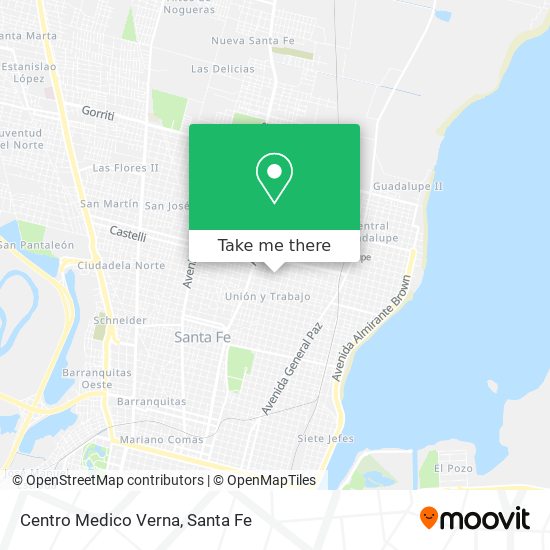 Centro Medico Verna map