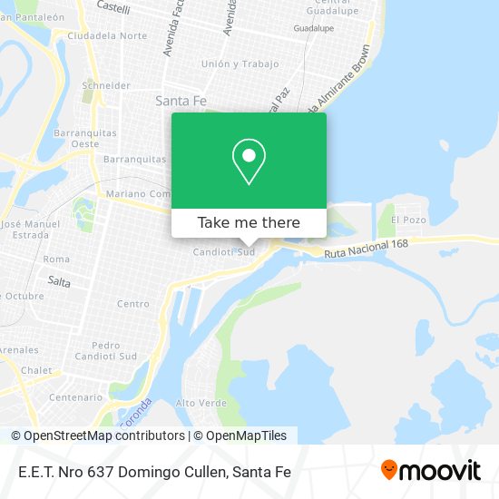 E.E.T. Nro 637 Domingo Cullen map