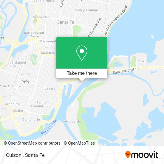 Culzoni map