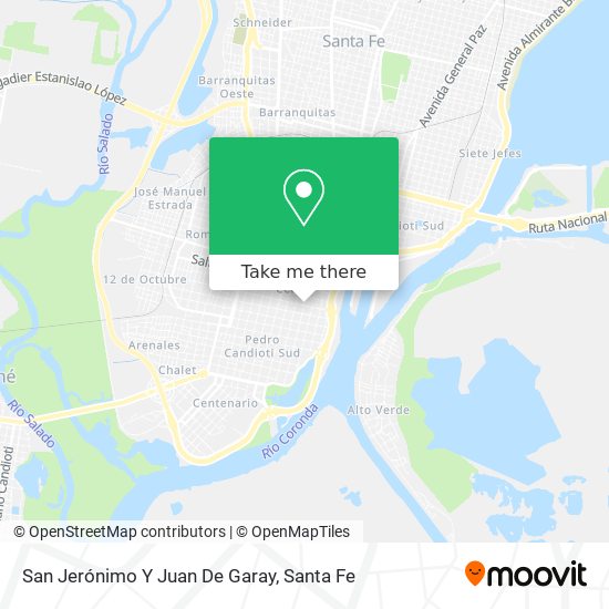 San Jerónimo Y Juan De Garay map