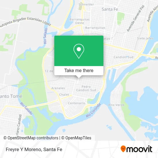 Freyre Y Moreno map