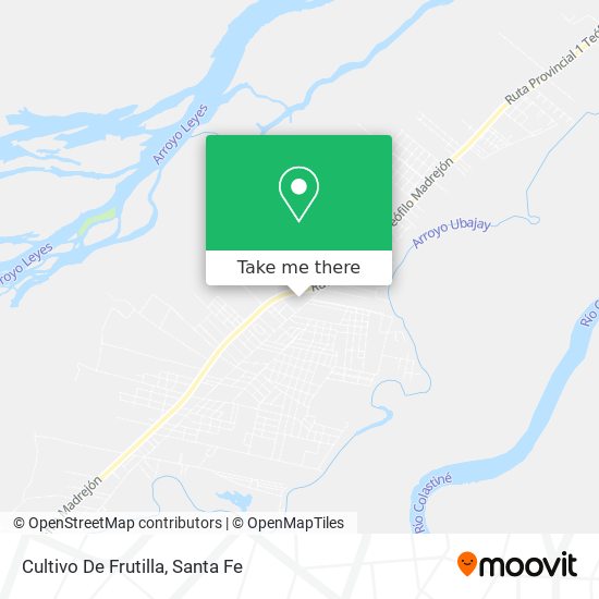 Mapa de Cultivo De Frutilla