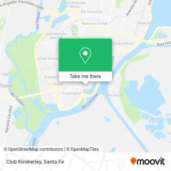 Club Kimberley map