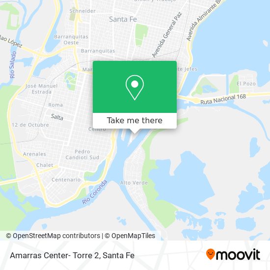 Amarras Center- Torre 2 map