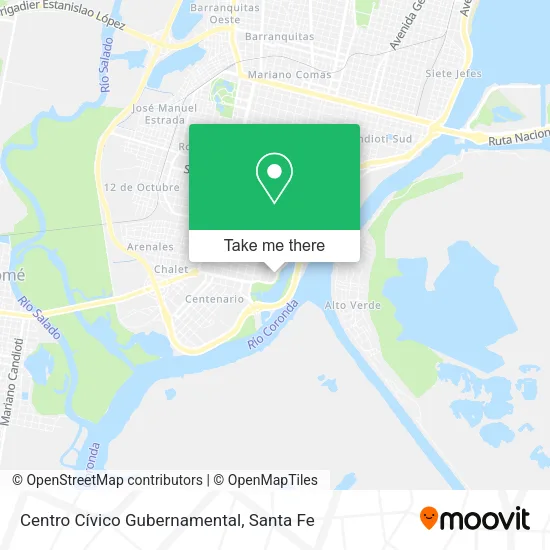 Mapa de Centro Cívico Gubernamental