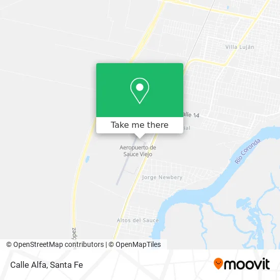 Calle Alfa map