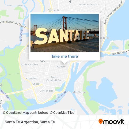 Santa Fe Argentina map