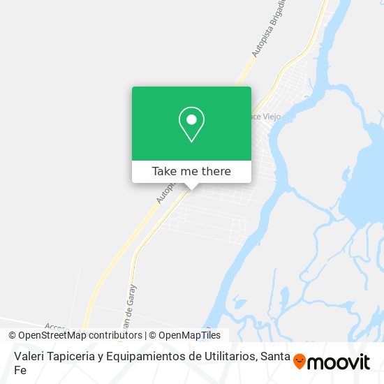 Mapa de Valeri Tapiceria y Equipamientos de Utilitarios