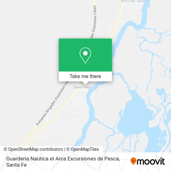 Mapa de Guarderia Nautica el Arca Excursiones de Pesca