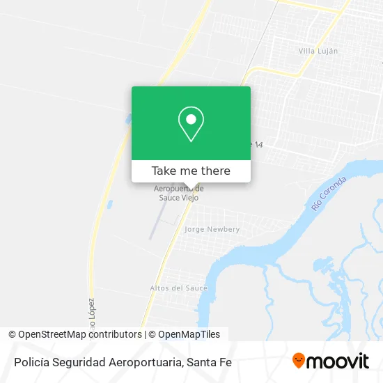Policía Seguridad Aeroportuaria map
