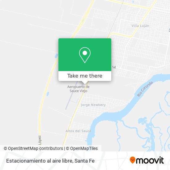 Estacionamiento al aire libre map