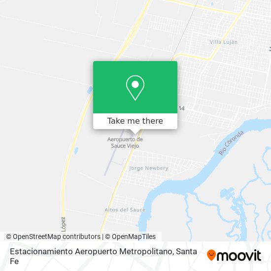 Estacionamiento Aeropuerto Metropolitano map
