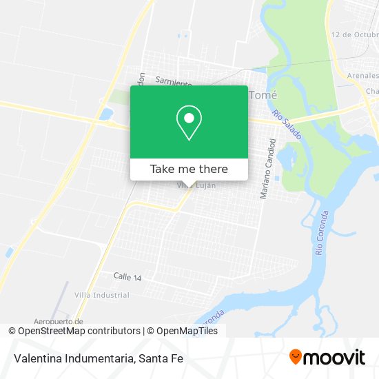 Valentina Indumentaria map