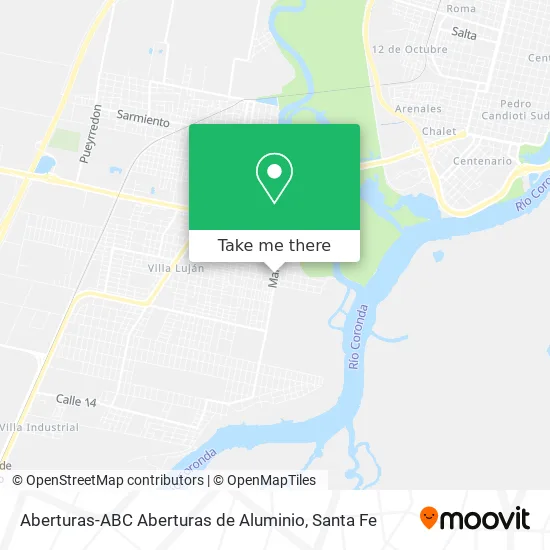 Aberturas-ABC Aberturas de Aluminio map