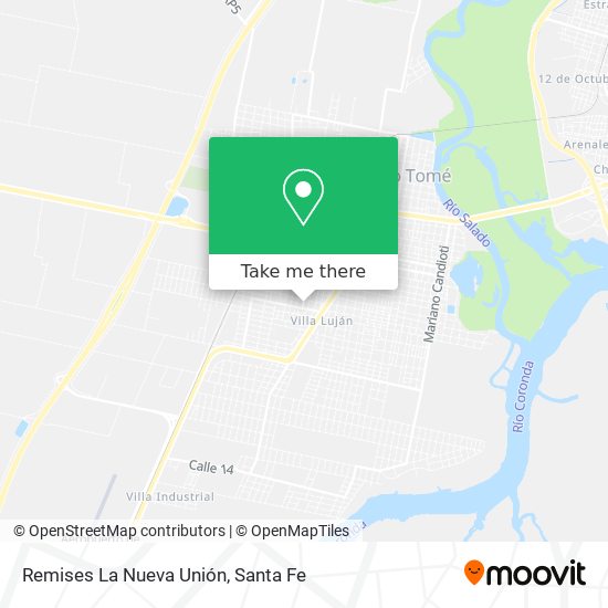 Mapa de Remises La Nueva Unión