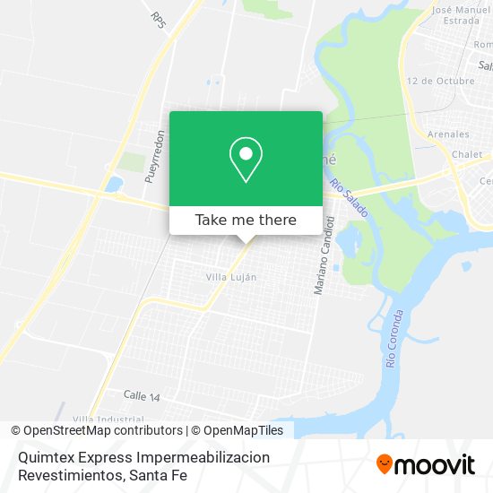 Quimtex Express Impermeabilizacion Revestimientos map