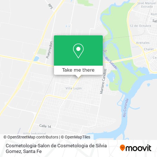 Mapa de Cosmetologia-Salon de Cosmetologia de Silvia Gomez