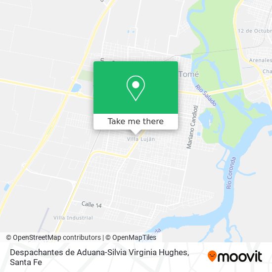 Despachantes de Aduana-Silvia Virginia Hughes map