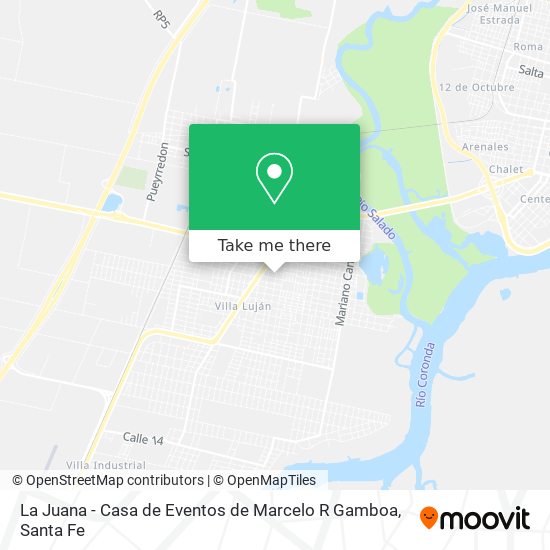 La Juana - Casa de Eventos de Marcelo R Gamboa map