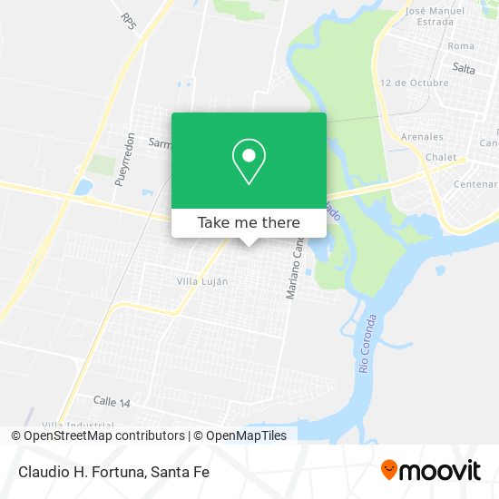 Mapa de Claudio H. Fortuna