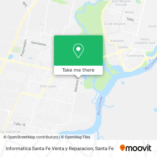 Informatica Santa Fe Venta y Reparacion map
