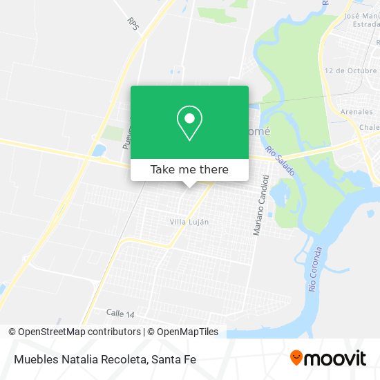 Mapa de Muebles Natalia Recoleta