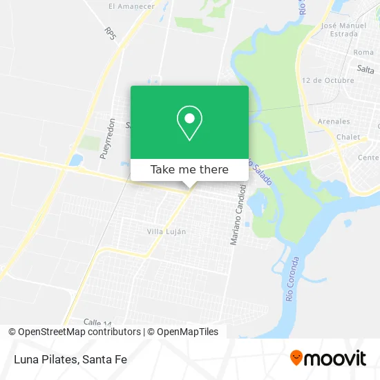 Luna Pilates map