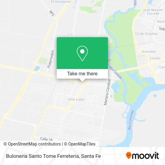 Buloneria Santo Tome Ferreteria map