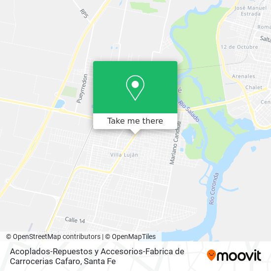 Acoplados-Repuestos y Accesorios-Fabrica de Carrocerias Cafaro map