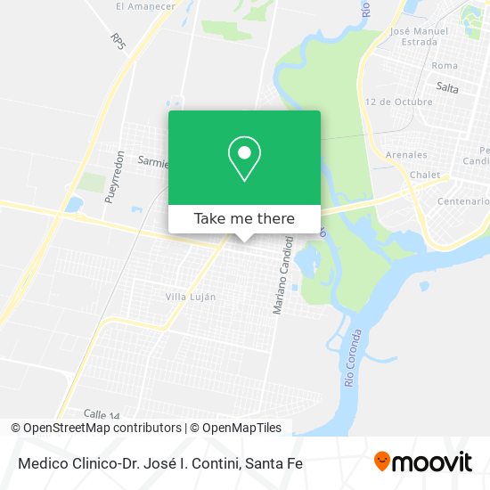 Medico Clinico-Dr. José I. Contini map
