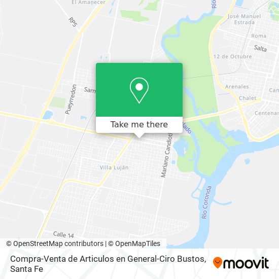 Compra-Venta de Articulos en General-Ciro Bustos map