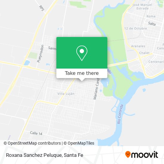 Mapa de Roxana Sanchez Peluque